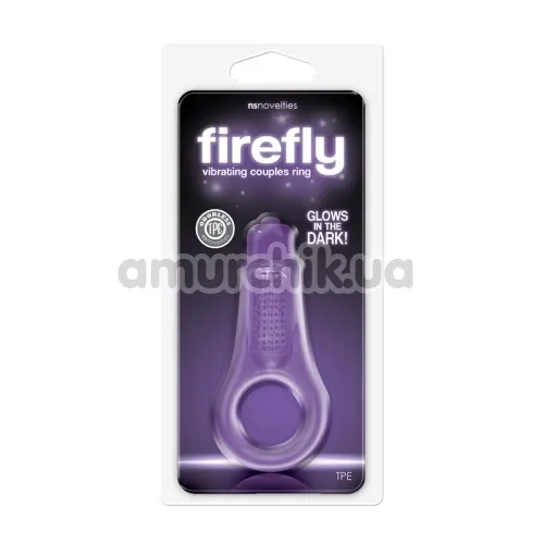 Виброкольцо Firefly Glow In The Dark, фиолетовое