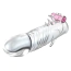 Насадка на пеніс з вібрацією Penis Sleeve For Men, прозора - Фото №3
