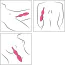 Клиторальный вибратор Sweet Smile Spot Vibrator With 3 Tips, розовый - Фото №14