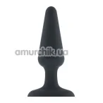 Анальная пробка с вибрацией Dorcel Best Vibe Plug M, черная - Фото №1