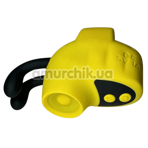 Вібратор на палець з пульсацією Passion Play Finger Tapping Vibe, жовтий