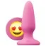 Анальная пробка Mojis ILY Medium, розовая - Фото №1