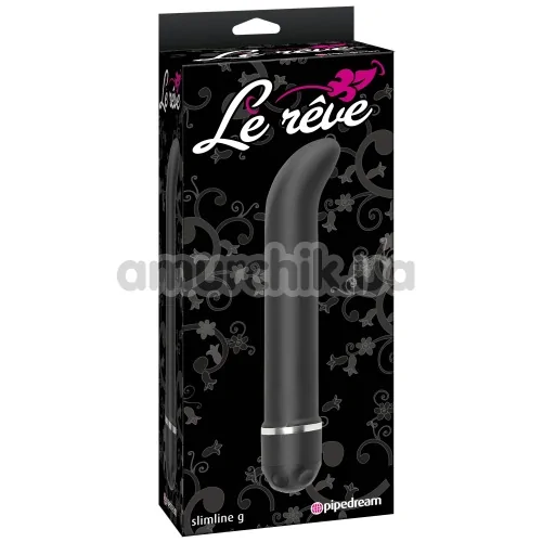 Вибратор для точки G Le Reve Slimline G, черный
