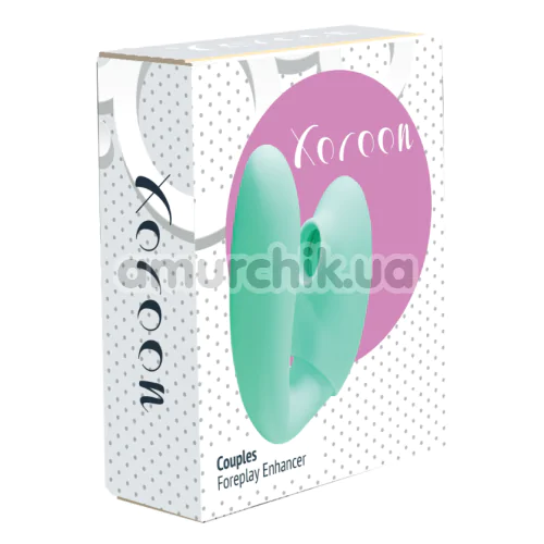 Вибратор Xocoon Couples Foreplay Enhancer, бирюзовый