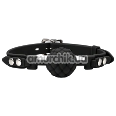 Кляп DS Fetish Silicone Padded Ball Gag M, чорний - Фото №1