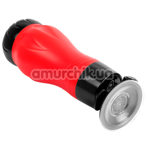 Мастурбатор с вибрацией Crazy Bull Maurice Vagina 00900T47Z, красный