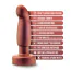 Анальна пробка з вібрацією та ротацією Anal Adventures Matrix Bionic Plug, помаранчева - Фото №4