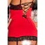 Комплект Hollywood Chemise and G-String Set, красный: пеньюар + трусики-стринги - Фото №4