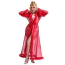 Пеньюар Star Night Negligee Long Sleeve Robe, красный - Фото №1