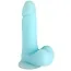 Фалоімітатор Lightsaber Glowing-In-The-Dark Dildo, блакитний - Фото №1