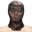 Маска Fetish & Fashion Lace Hood, черная - Фото №1