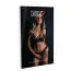 Комплект Daring Intimates Lace Bra and Crotchless Panty Set, черный: бюстгальтер + трусики-стринги - Фото №6