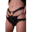Трусики для страпона Candy Hero SPT2 Leather, чорні