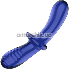 Фаллоимитатор Satisfyer Double Crystal, синий - Фото №1