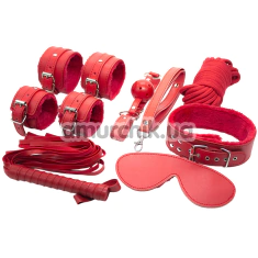 Бондажный набор Bondage Sex Toy Kit, красный - Фото №1