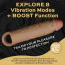 Насадка на пенис с вибрацией Shaft Vibrating Sheath Model F Size 2, коричневая - Фото №9