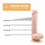 Вибратор с ротацией Dr. Skin Silicone Dr. Ethan 8.5, телесный - Фото №10