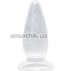 Анальна пробка Crystal Clear Medium Plug 11.5, прозора - Фото №1