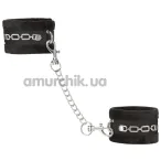 Фіксатори для рук Punishment Crystal Detail Handcuffs, чорні - Фото №1