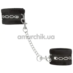 Фиксаторы для рук Punishment Crystal Detail Handcuffs, черные - Фото №1