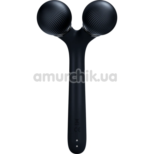 Ультразвуковий масажер Geske Sonic Facial & Body Roller 4 in 1, чорний