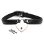 Чокер Heart Lock Leather Choker With Lock & Key, черный - Фото №1