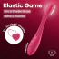 Вібратор Satisfyer Elastic Game, Battery Powered, бордовий - Фото №9