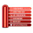 Клиторальный вибратор Kool Vibes Rechargeable Bullet, красный - Фото №5