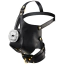 Маска для минета Lockink Blowjob Head Muzzle With Leash, черная - Фото №1