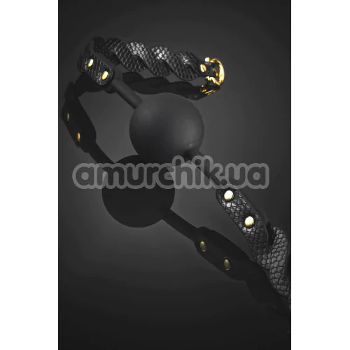 Кляп Guilty Pleasure Moonlight Braided Mouthgag, чорний