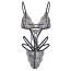 Боді Star Night Sheer Lace Teddy, чорне - Фото №7