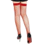 Чулки Star Night Stockings Large Mesh, красные - Фото №2