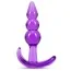 Анальна пробка B Yours Triple Bead Anal Plug, фіолетова - Фото №1