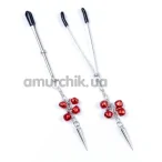 Затискачі для сосків Boss Series Fetish Exclusive Nipple Clamps No.4, срібні - Фото №1