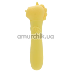 Клиторальный вибратор Unihorn Usb Bean Blossom, желтый - Фото №1