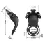 Виброкольцо для члена Pretty Love Vibrant Penis Ring Ruben, черное - Фото №6