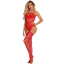 Комбинезон Star Night Three Net Bodystocking, красный - Фото №1