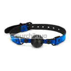 Кляп Whipsmart Diamond Collection Deluxe Ball Gag, синій - Фото №1