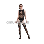 Комплект Moonlight Lingerie Model 16, чорний: боді + панчохи - Фото №1