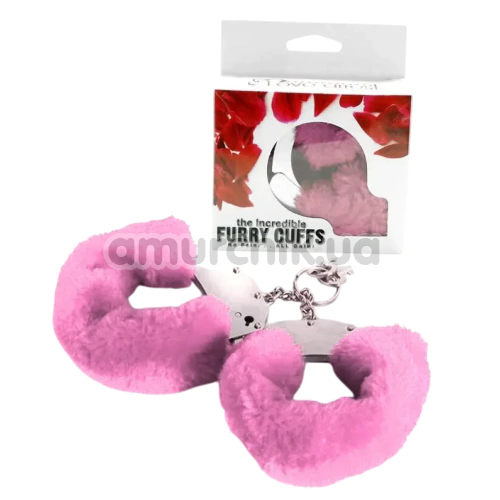 Наручники Roomfun Furry Cuffs, рожеві