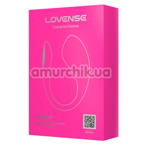 Віброяйце Lovense Lush 4, рожеве