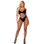 Комбінезон Star Night Fish In Net Bodystocking, чорний - Фото №4