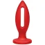 Анальна пробка Kink Lube Luge Premium Silicone Plug 6, червона - Фото №1