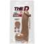 Фалоімітатор The D Dual Density Master D 10.5 Inch With Balls, темно-біжевий - Фото №2