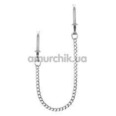Зажимы для сосков Sins Inquisition Sense Play Claw Clamps, серебряные - Фото №1