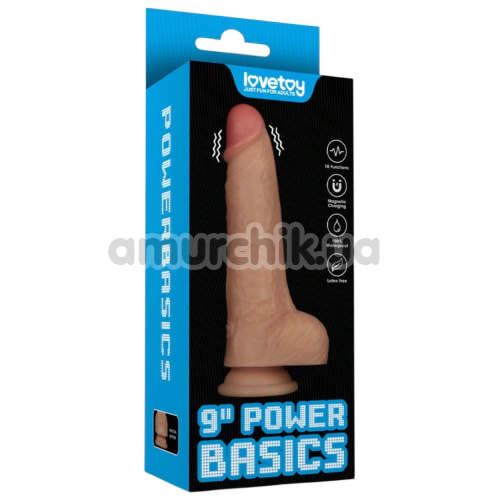 Вібратор Power Basics 9, тілесний
