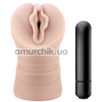 Искусственная вагина с вибрацией Enlust Destini, телесная - Фото №1