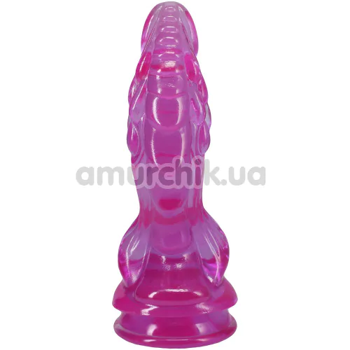 Фаллоимитатор Doc Johnson Crystal Jellies Invader 8.5, фиолетовый