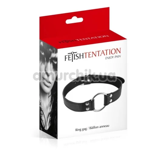 Кляп Fetish Tentation Ring Gag, чорний