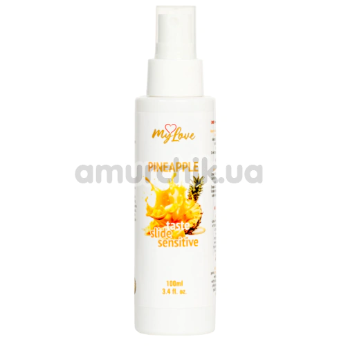 Лубрикант MyLove Taste-Slide Sensitive Pineapple - ананас, 100 мл - Фото №1